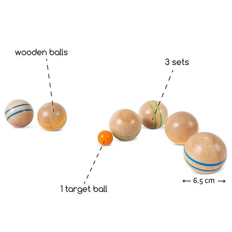 Jeu de Boule - Wooden Petanque Set