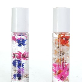 blossom 2 Blossom Roll on SCENTED LIP GLOSS in juicy peach+ unknown scent  .3oz ea