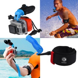 Surf Mouth Mount Kit compatible with Gopro Hero (Mouth Mount + Coil Arm Strap + Floater, for Gopro Hero)
