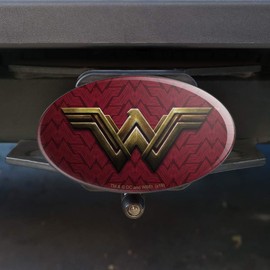 Justice League Movie Wonder Woman Logo Oval Tow Trailer Hitch Cover Plug Insert