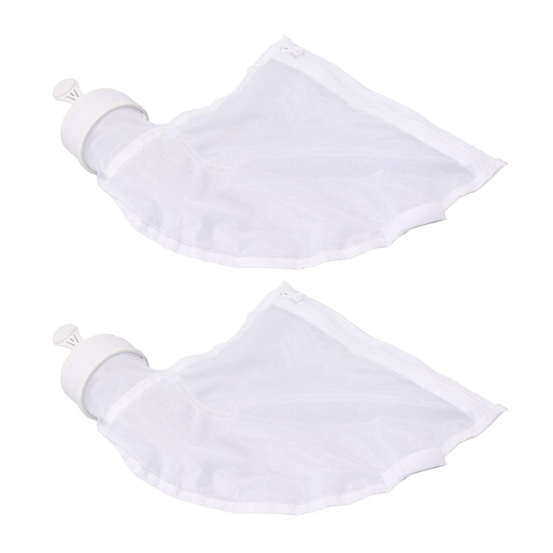 2Pcs Pool Cleaner All Purpose Bag with Zipper Enclosure Replacement