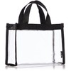 PB-3102 Vinyl Tote Bag, Small, Black Edge, Width 9.8 x