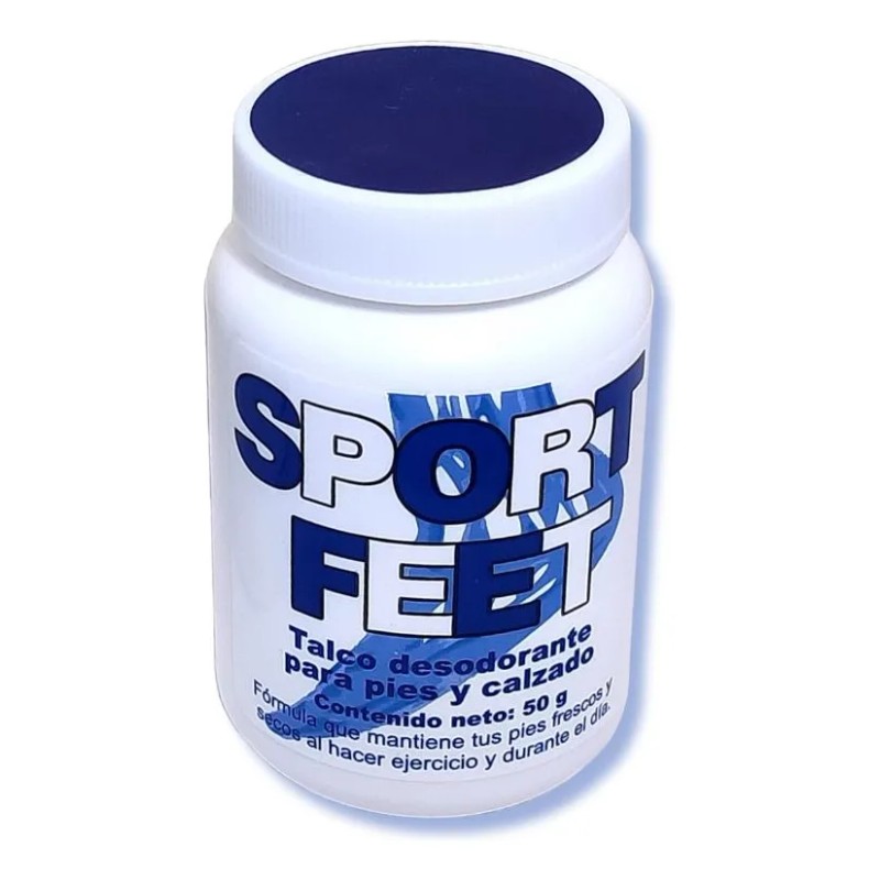 Talco Con Aroma Fresco Para Pies Sport Feet 50g