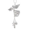 Silver Angel Car Charm Ornament