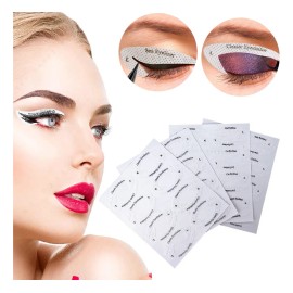 4 Moldes Para Delineador De Ojos Ahumados, Delineador De Ojo