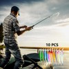 Aozzy 10 Piece Blinker and Spinner Bait Fishing Accessories Fishing