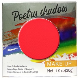 Make-Up Face Paint and Body Paint - Classic Red 30 g, High Quality, Professional, Water-Based Single Container, Face and Body Paint for Adults, Children, Fancy Dress (Red)