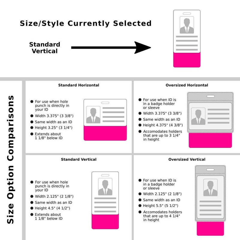 X-RAY Badge Buddy Vertical w/Height & Weight Conversion Charts (Standard,