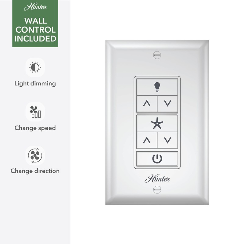 Hunter Fan Company 52404 Presto Ceiling Fan, Dove Grey