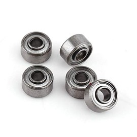 Ausla Pack of 10 Ball Bearings, 693ZZ Mini Ball Bearings, Miniature Ball Bearings, 3 x 8 x 4 mm, Small Double Shielded Bearing