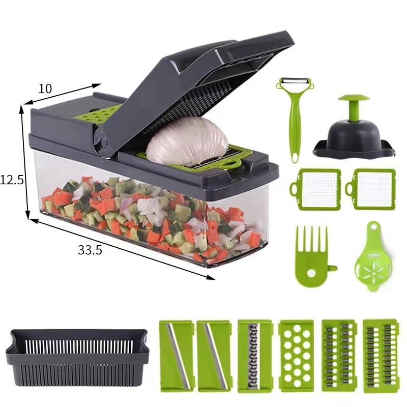 Mandoline Food Slicer (includes 13 attachments)