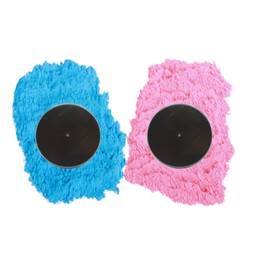 Gender Reveal Hockey Puck Exploding Full Powder NO Assembly 1 Pink 1 Blue