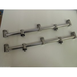 TMC 2 x 3 Rod stainless Steel buzz bars. 36cm. Solid, chunky, standard threads