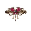 Suoirblss Women Lady Retro Flowers Hair Claw Clip Vintage Alloy