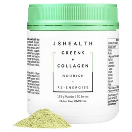 JSHealth Greens + Collagen Powder 195g