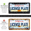 Black Leopard Print License Plate Frames - 2 Pack Animal