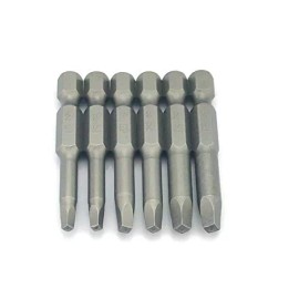 Silverhill Tools 6pc Square Drive Power Bit Set (SQ1, SQ2, SQ3) SQ #1 #2 #3 1 3 (2 of each)