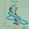 Miracland Electric Stair Climbing Toy, Dinosaur Track Sliding Toy Dino