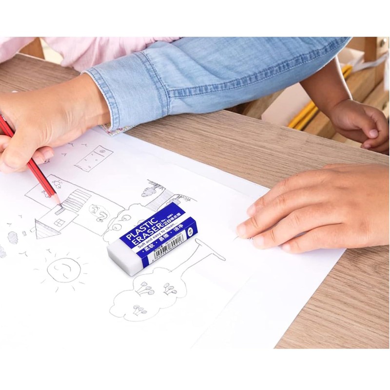 10 Pcs Eraser White Erasers Multipack Rubbers Erasers for Kids