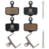 Dymoece 2 Sets Organic Resin Bicycle Disc Brake Pads for