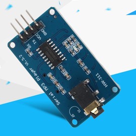 MP3 Player Module, UART Serial Music Player Board, Port Control Music Play Board with Memory Card Socket