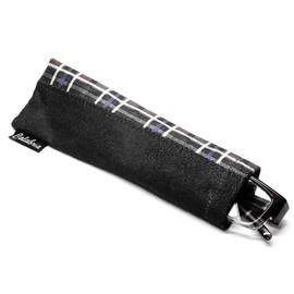 Calabria 743 Designer Reading Glasses w/Matching Case in Black Plaid +1