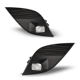 HEADLIGHTSDEPOT LED Fog Light Kit With Clear Lens Compatible With Toyota Camry SE/XSE 2018-2020