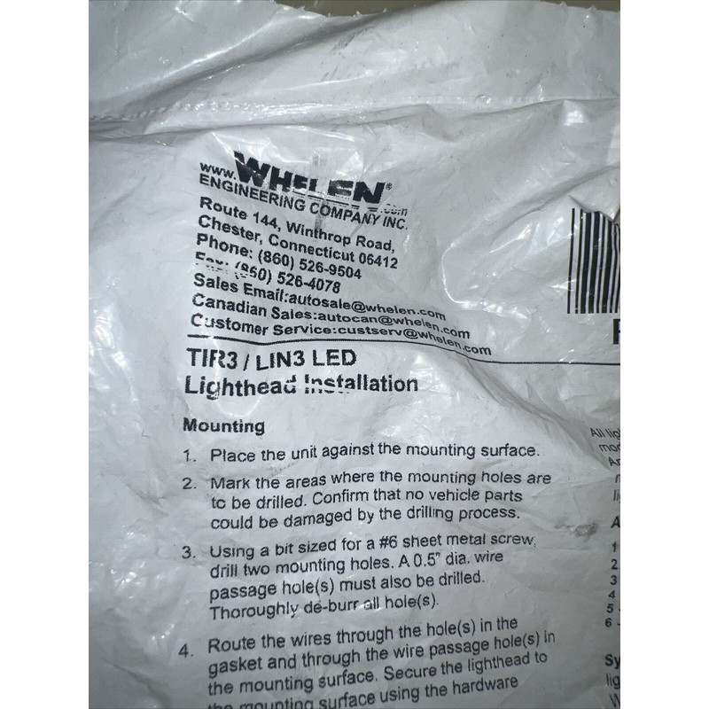 Whelen's RVA03ZCR is an amber TIR3 lighthead