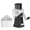 5-in-1 Rotary Cheese Grater & Vegetable Slicer – Stainless Steel