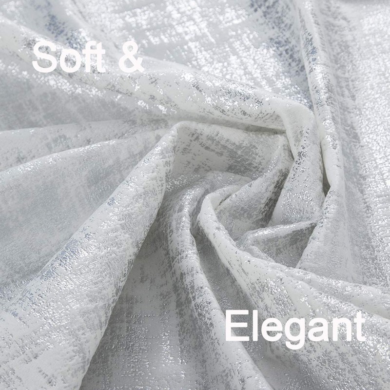 always4u Soft Velvet Curtains 84 Inch Length Luxury Bedroom Curtains