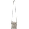 styleBREAKER 02012367 Women's Mini Bag Shoulder Bag with Flowers Laser