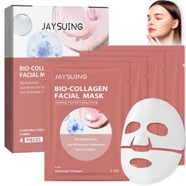 Organic Collagen Real Deep Mask, Deep Hydrating Overnight Mask, for Hydration, Firming and Repair, Anti-Wrinkle Anti-Ageing Face Mask