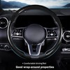 Car Steering Wheel Cover Carbon Fiber Snap On Steering Wheel
