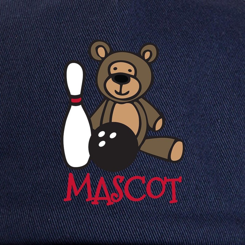 CafePress Teddy Mascot Unique Adjustable Baseball Hat Black