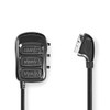 SCART Switch Box - SCART Plug - 3X SCART Socket