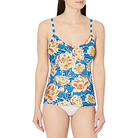 Skye Elsie - Bañador Tankini con Cuello en V para Mujer, Tahití Floral, XL