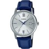 CASIO MTPV002L-2B3 Unisex silver Analog Watch with Blue Band