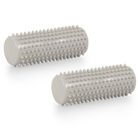 Hedgehog Massage Roller, Nub Roller, Hedgehog Roller, Massage, Hedgehog Ball (Set of 2, Grey)