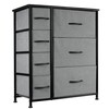 Luminexis 7-Drawer Fabric Storage Tower - Robust Metal Frame with