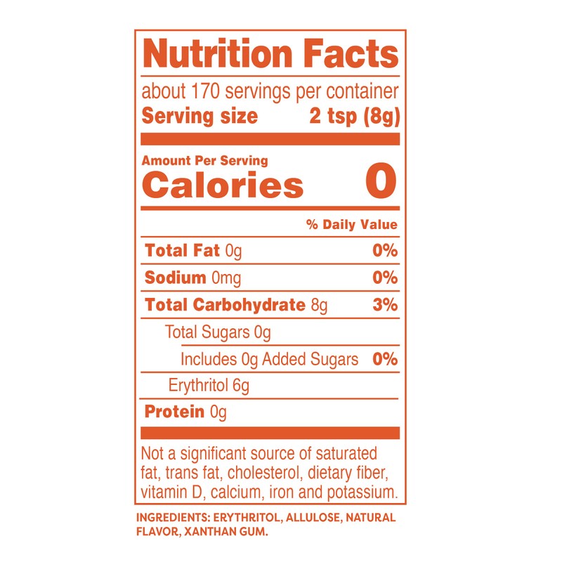 Swerve Ultimate Sugar Replacement Sweetener, Granular Sugar Substitute, Zero Calorie,