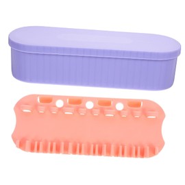 CANIGHT Estuche De Almacenamiento Para Brochas De Maquillaje Caja De Limpieza Para Brochas De Maquillaje Limpiador De Brochas Para Sombras De Ojos Y Coloretes