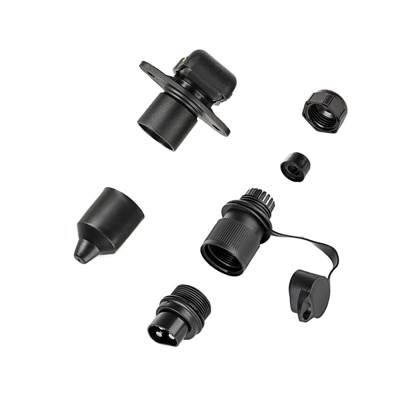 BEIJISTAR 3-Pin Plug and Socket, 3-Pin Plug Socket 12 V