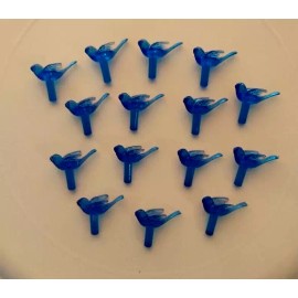 Christmas tree lights 28 Small Blue Bird / Dove For Ceramic Christmas tree Vintage