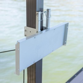 MAXXTUFF Heavy-Duty Dock Column Bracket Mount Fillet Table, Model MTM108