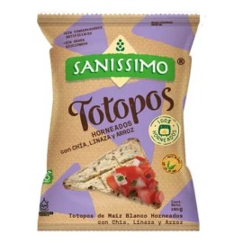 Totopos Chía Linaza Arroz Saníssimo 280 g