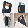 Unbranded Slim Design Non-Slip Durable Denim Storage Pouch with Card
