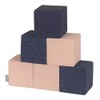 KiddyMoon Soft Foam Cubes Building Blocks 14Cm For Children Multifunctional