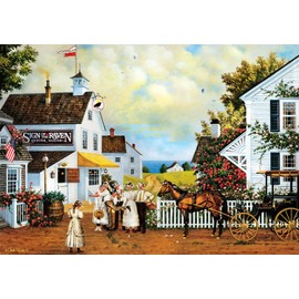 Buffalo Games - Charles Wysocki - Fun Lovin' Silly Folks - Jigsaw Puzzle for Adults - Challenging Puzzle Perfect for Game Nights - Finished Size is 21.25 x 15.00