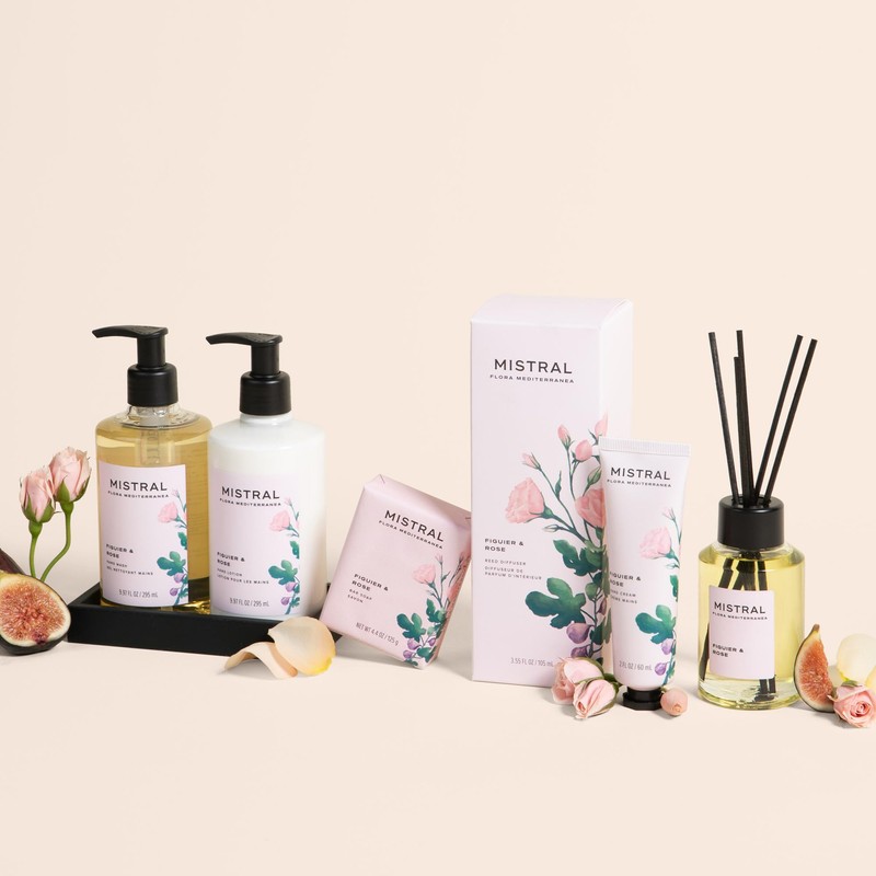 Mistral Figuier & Rose Reed Diffuser – Luxury Fig &