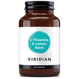 Viridian Viridian - L-Theanine and Lemon Balm 90 Veg Caps | 300mg Lemon Balm Extract & 200mg L-Theanine | Supports Cognitive Function | 100% Active Ingredients with No Fillers or Artificial Additives